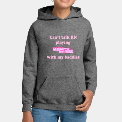 Can't Talk Right Now - Youth Heavy Blend Hooded Sweatshirt Thumbnail
