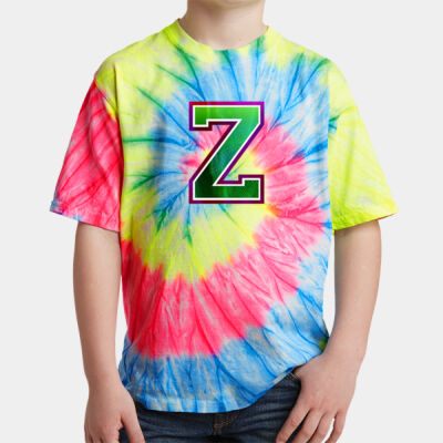 Zombies Z - Youth Tie Dye Tee Thumbnail