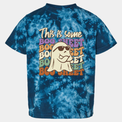 This is Some Boo Sheet - Toddler Crystal Tie-Dyed T-Shirt Thumbnail