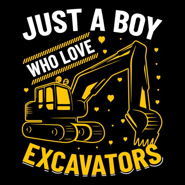 Just a Boy Who Loves Excavators Thumbnail