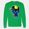 Heavy Cotton 100% Cotton Long Sleeve T Shirt Thumbnail