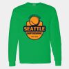 Heavy Cotton 100% Cotton Long Sleeve T Shirt Thumbnail