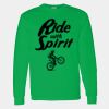 Heavy Cotton 100% Cotton Long Sleeve T Shirt Thumbnail