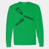 Heavy Cotton 100% Cotton Long Sleeve T Shirt Thumbnail