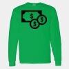 Heavy Cotton 100% Cotton Long Sleeve T Shirt Thumbnail