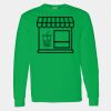 Heavy Cotton 100% Cotton Long Sleeve T Shirt Thumbnail