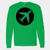Heavy Cotton 100% Cotton Long Sleeve T Shirt Thumbnail