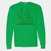 Heavy Cotton 100% Cotton Long Sleeve T Shirt Thumbnail