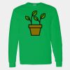 Heavy Cotton 100% Cotton Long Sleeve T Shirt Thumbnail