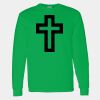 Heavy Cotton 100% Cotton Long Sleeve T Shirt Thumbnail