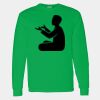 Heavy Cotton 100% Cotton Long Sleeve T Shirt Thumbnail