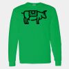 Heavy Cotton 100% Cotton Long Sleeve T Shirt Thumbnail