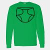 Heavy Cotton 100% Cotton Long Sleeve T Shirt Thumbnail