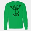 Heavy Cotton 100% Cotton Long Sleeve T Shirt Thumbnail
