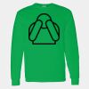 Heavy Cotton 100% Cotton Long Sleeve T Shirt Thumbnail