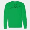 Heavy Cotton 100% Cotton Long Sleeve T Shirt Thumbnail