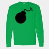 Heavy Cotton 100% Cotton Long Sleeve T Shirt Thumbnail