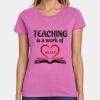 Ladies Heavy Cotton 100% Cotton T Shirt Thumbnail