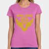 Ladies Heavy Cotton 100% Cotton T Shirt Thumbnail