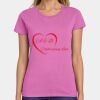 Ladies Heavy Cotton 100% Cotton T Shirt Thumbnail