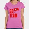 Ladies Heavy Cotton 100% Cotton T Shirt Thumbnail