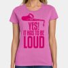 Ladies Heavy Cotton 100% Cotton T Shirt Thumbnail