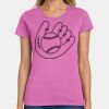 Ladies Heavy Cotton 100% Cotton T Shirt Thumbnail