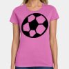 Ladies Heavy Cotton 100% Cotton T Shirt Thumbnail