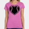 Ladies Heavy Cotton 100% Cotton T Shirt Thumbnail