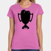 Ladies Heavy Cotton 100% Cotton T Shirt Thumbnail