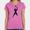 Ladies Heavy Cotton 100% Cotton T Shirt Thumbnail