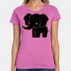 Ladies Heavy Cotton 100% Cotton T Shirt Thumbnail