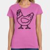 Ladies Heavy Cotton 100% Cotton T Shirt Thumbnail