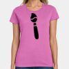 Ladies Heavy Cotton 100% Cotton T Shirt Thumbnail
