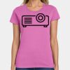 Ladies Heavy Cotton 100% Cotton T Shirt Thumbnail