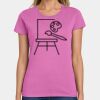 Ladies Heavy Cotton 100% Cotton T Shirt Thumbnail