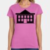 Ladies Heavy Cotton 100% Cotton T Shirt Thumbnail