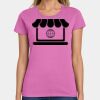 Ladies Heavy Cotton 100% Cotton T Shirt Thumbnail