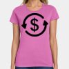 Ladies Heavy Cotton 100% Cotton T Shirt Thumbnail