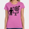 Ladies Heavy Cotton 100% Cotton T Shirt Thumbnail