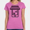 Ladies Heavy Cotton 100% Cotton T Shirt Thumbnail
