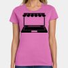Ladies Heavy Cotton 100% Cotton T Shirt Thumbnail
