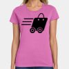 Ladies Heavy Cotton 100% Cotton T Shirt Thumbnail