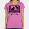 Ladies Heavy Cotton 100% Cotton T Shirt Thumbnail