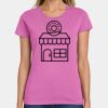 Ladies Heavy Cotton 100% Cotton T Shirt Thumbnail