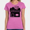 Ladies Heavy Cotton 100% Cotton T Shirt Thumbnail