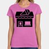Ladies Heavy Cotton 100% Cotton T Shirt Thumbnail