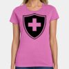 Ladies Heavy Cotton 100% Cotton T Shirt Thumbnail