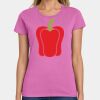 Ladies Heavy Cotton 100% Cotton T Shirt Thumbnail