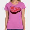 Ladies Heavy Cotton 100% Cotton T Shirt Thumbnail